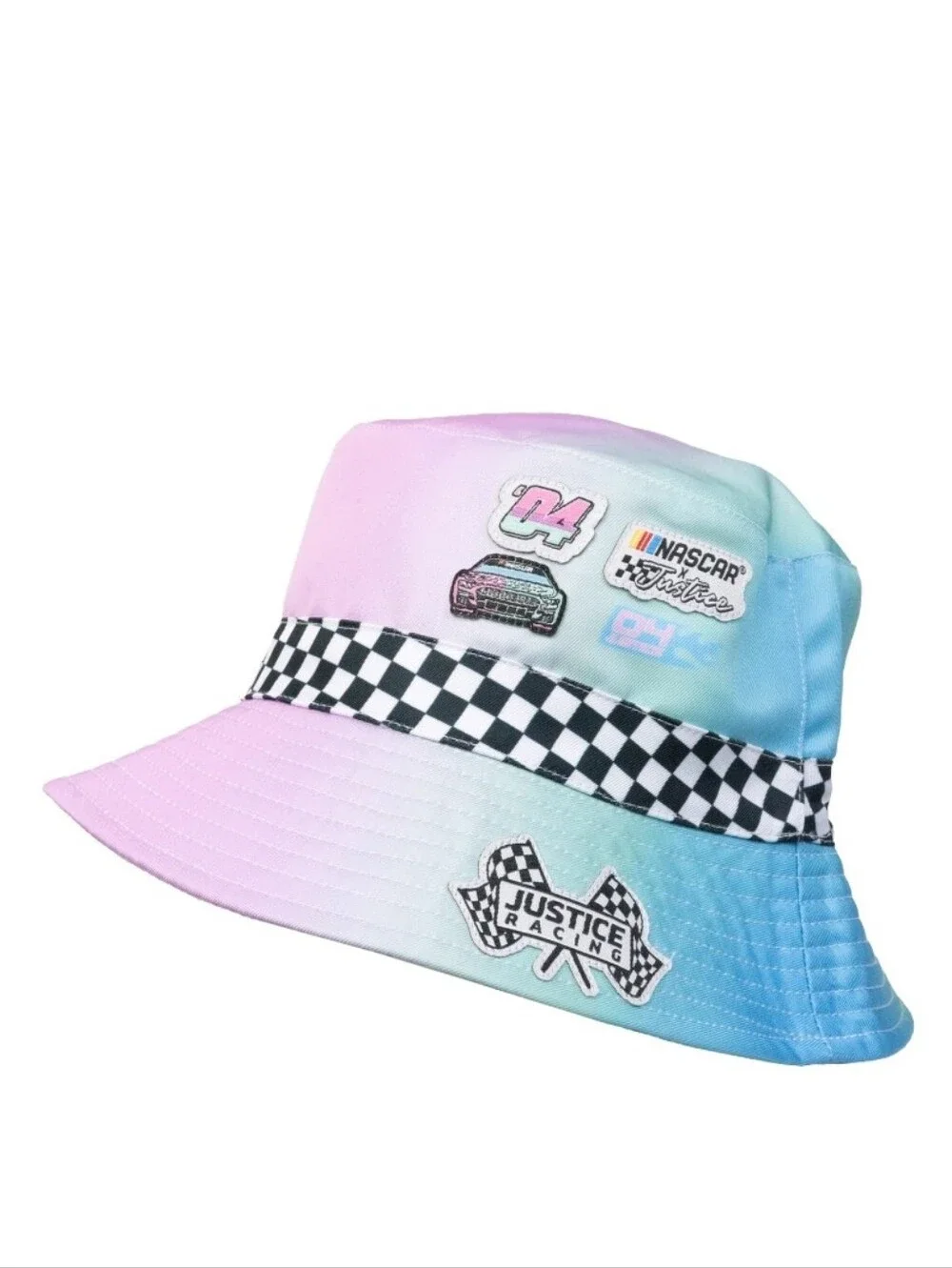 Nascar X Justice Girl's Bucket Hat, Mulitcolored